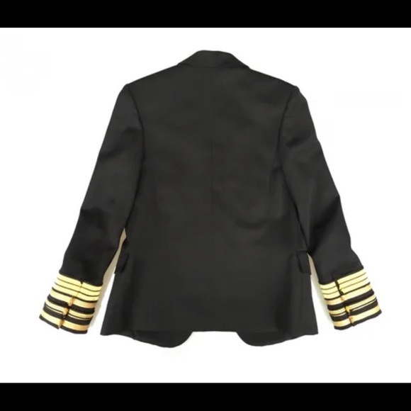 Balmain WOOL BLAZER - BLACK - Picture 2 of 8